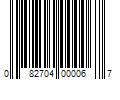 Barcode Image for UPC code 082704000067