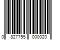 Barcode Image for UPC code 0827755000020