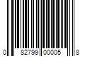 Barcode Image for UPC code 082799000058