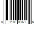 Barcode Image for UPC code 082800000718