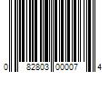 Barcode Image for UPC code 082803000074