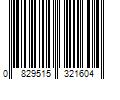 Barcode Image for UPC code 0829515321604