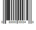 Barcode Image for UPC code 083000000348