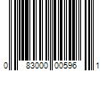 Barcode Image for UPC code 083000005961