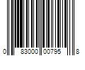 Barcode Image for UPC code 083000007958