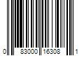 Barcode Image for UPC code 083000163081