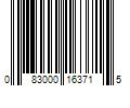 Barcode Image for UPC code 083000163715