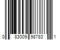 Barcode Image for UPC code 083009987831