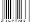 Barcode Image for UPC code 0830344009151