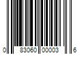 Barcode Image for UPC code 083060000036