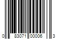 Barcode Image for UPC code 083071000063