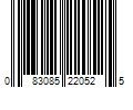 Barcode Image for UPC code 083085220525