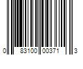 Barcode Image for UPC code 083100003713