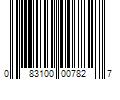 Barcode Image for UPC code 083100007827