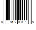 Barcode Image for UPC code 083177000073