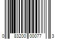 Barcode Image for UPC code 083200000773