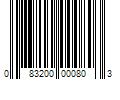 Barcode Image for UPC code 083200000803