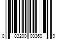 Barcode Image for UPC code 083200003699