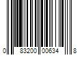 Barcode Image for UPC code 083200006348