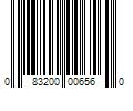 Barcode Image for UPC code 083200006560