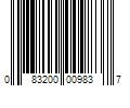 Barcode Image for UPC code 083200009837