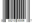 Barcode Image for UPC code 083213000067