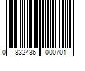 Barcode Image for UPC code 0832436000701