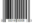 Barcode Image for UPC code 083319000053