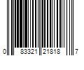 Barcode Image for UPC code 083321218187