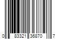 Barcode Image for UPC code 083321368707