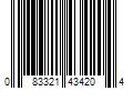 Barcode Image for UPC code 083321434204. Product Name: Rawlings Players Series Youth 9  T-Ball Glove  Right Hand Throw