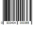 Barcode Image for UPC code 0833404000365