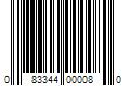 Barcode Image for UPC code 083344000080