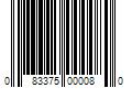 Barcode Image for UPC code 083375000080