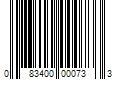 Barcode Image for UPC code 083400000733