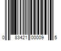 Barcode Image for UPC code 083421000095