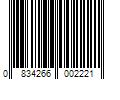 Barcode Image for UPC code 0834266002221