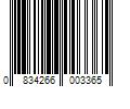 Barcode Image for UPC code 0834266003365