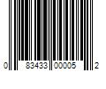 Barcode Image for UPC code 083433000052