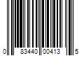 Barcode Image for UPC code 083440004135