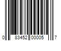 Barcode Image for UPC code 083452000057