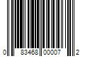 Barcode Image for UPC code 083468000072