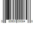 Barcode Image for UPC code 083500000848