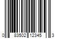 Barcode Image for UPC code 083502123453