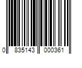 Barcode Image for UPC code 0835143000361