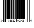 Barcode Image for UPC code 083522000086