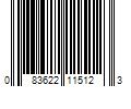 Barcode Image for UPC code 083622115123