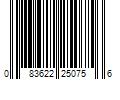 Barcode Image for UPC code 083622250756