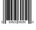 Barcode Image for UPC code 083623692500