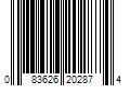 Barcode Image for UPC code 083626202874